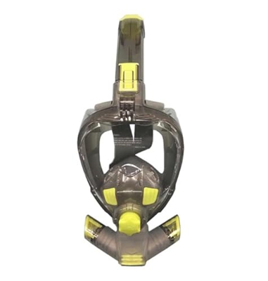 GATASE Máscara de Buceo máscara de natación Tubo respiratorio de Secado Completo Traje de Buceo máscara de esnórquel de natación (Color : Yellow)