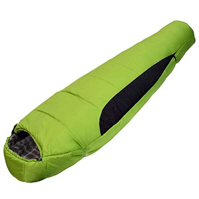Bolsos for Dormir Adulto Invierno Cálido Espesor Al Aire Libre Interior Camping Viaje Cotton Saco de Dormir wangbingyi (Color : Green)