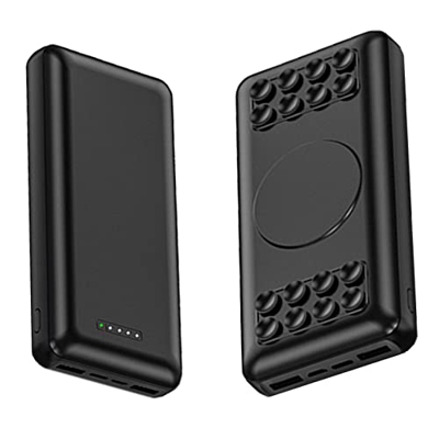 PIANAI 20000mAh Creative Sucker Wireless Power Bank 15W Wireless Fast Charge teléfono batería Banco de energía USB c Cargador portátil Bancos de energ