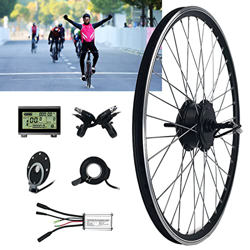 Kit Conversión Bicicleta Eléctrica Impermeable Adecuada para Bicicleta Carretera 36V 48V 250W 500W Accionamiento Trasero Motor Rotativo 20 24 26 27.5  en oferta