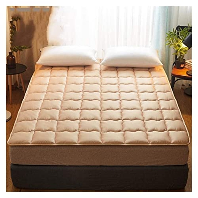 HUOHUA Colchoneta plegable antideslizante suave cómodo futón tatami Mat dormir acolchado transpirable enrollable colchón para dormitorio dormitorio yo