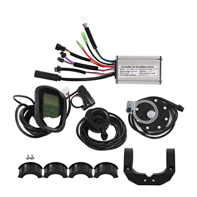 TeamSky Kit de Controlador de Motor sin escobillas, Kit de Controlador de Controlador de Velocidad de Bicicleta eléctrica Controlador de modificación 