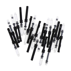 20pcs pluma estilográfica convertidor de tinta absorbente de tinta escritura accesorios piezas de tinta en oferta