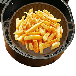 HINAA Freidora de aire de silicona Liner Pot resistente al calor Cesta antiadherente para freidora de aire Papel de pergamino de repuesto reutilizable en oferta