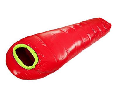 Jrechio Bolsa de Dormir Eider Impermeable Four Seasons Camping Mantenga el Equipo Caliente 800g-1800g Rojo 1000g wangbingyi