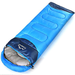 Jrechio Saco de Dormir Adulto al Aire Libre Ultraligero algodón Invierno Camping de Viaje Bolsas de Siesta Costura Azul l wangbingyi características