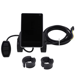 TeamSky Pantalla LCD para Bicicleta, Panel de Control Inteligente para Bicicleta eléctrica, medidor de Pantalla LCD de plástico para Accesorios de Bic características