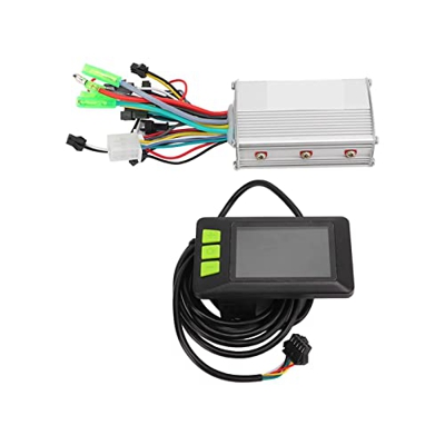 TeamSky Controlador de Motor sin escobillas, Controlador de Velocidad de Scooter eléctrico con Pantalla LCD a Color para Scooter de Bicicleta eléctric
