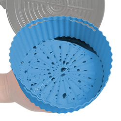 jiasi Revestimiento de Silicona para freidora de Aire,Bandeja para Hornear Liviana Accesorios para Horno de Cocina Fácil de Limpiar | Olla de Silicona características