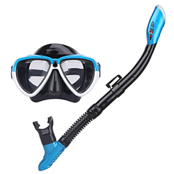 Gafas de Buceo El kit de esnórquel en seco se puede equipar con soporte for cámara Silicona líquida Esnórquel en seco completo Máscara Erbao Gafas de  en oferta