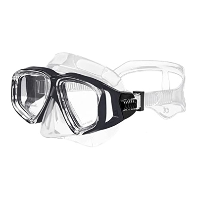 Gafas de Buceo Traje de esnórquel profesional for adultos y jóvenes, gafas de buceo de vidrio templado antivaho, máscara de esnórquel de silicona líqu