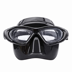 Gafas de Buceo Máscara de buceo Máscara de esnórquel de silicona líquida for adultos Máscara de buceo libre PC Lente de resina plástica Gafas de buceo en oferta
