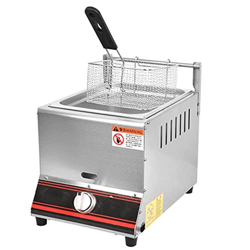 lxiluv Freidora De Acero Inoxidable 6l/12l, Freidora De Gas, Freidora De Cocina De Encimera De Gas Profesional, para Restaurante Hogar para Pollo Frit precio