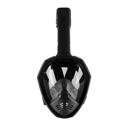 GATASE Juego de máscara de buceo plegable de silicona seca completa máscara de buceo (color: negro, tamaño: mediano) características