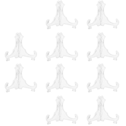 ULTECHNOVO 10 Uds. Soportes de Exhibición de Insignias de Caballete Acrílico Estantes de Exhibición de Monedas Transparentes Soporte de Mesa Soportes  en oferta