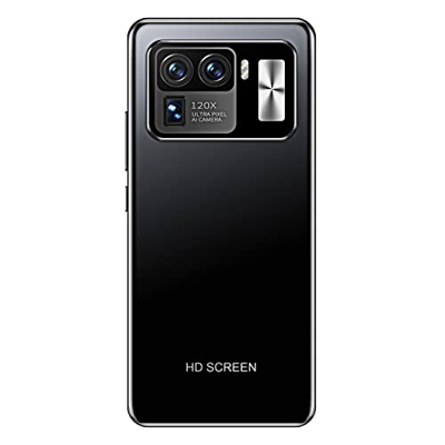 Pasamer Teléfono Celular Desbloqueado con Sensor de Gravedad de 6.1 Pulgadas 8MP 32MP 4G RAM 64G ROM con Auricular para Android 11 Negro Mate