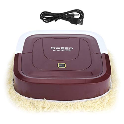 DERCLIVE robot de barrido de piso fregona robot de barrido aspirador, robot de barrido de piso robot usb geable