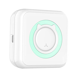 HAOTING Mini impresora fotográfica de bolsillo Máquina de impresión térmica portátil 203DPI Conexión inalámbrica BT para etiqueta de imagen Lista de m precio