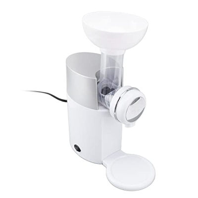 HEEPDD Fresadora de congelación automática, Apta para lavavajillas, producción rápida, máquina de Fruta congelada de 160W con tolva de Postre Enchufe 