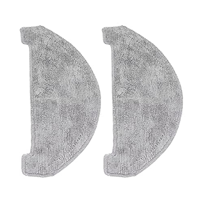 Serlium Paño de fregona, 2 uds, Accesorio para máquina barredora, Almohadilla de Limpieza Apta para aspiradora Eve Plus Robot