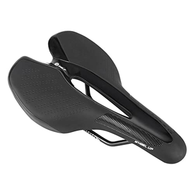 ZONIY Sillín De Bicicleta MTB, Asiento Hueco Transpirable con Luz Trasera, Seguridad, Ciclismo, Sillín Cómodo, Piezas De Repuesto For Bicicleta Asient