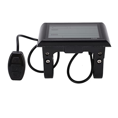 TeamSky Pantalla LCD para Bicicleta eléctrica, medidor de Pantalla LCD para Bicicleta a Prueba de Agua Panel de Control de Pantalla multifunción para 