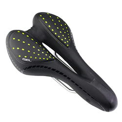ZONIY Sillín De Bicicleta Cojín Hueco Transpirable PU Cuero Cómodo Gel Poliuretano A Prueba De Golpes Road MTB Bike Saddle Parts Asiento de Bicicleta  características
