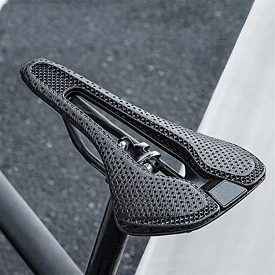 ZONIY Sillín Ultraligero De Fibra De Carbono, Piezas De Bicicleta De Carretera, Asiento De Carreras Transpirable De Nido De Abeja, Sillín De Velocidad