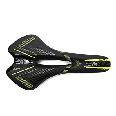 GAWDI Cojín For Sillín De Bicicleta, Cojín For Asiento De Bicicleta, Cojín For Montar Al Aire Libre, Sillín De Cuero Hueco Ultraligero, Accesorios For