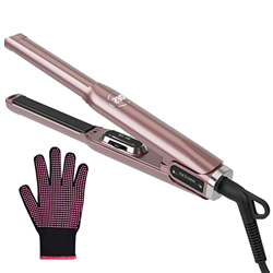 Plancha de Pelo, LCYoung Profesional Pequeño Para Viajes & Rizador de Pelo en 1 con Pantalla LCD Temperatura 130-230 ℃ Ajustable para, Voltaje Dual, I precio