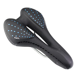 GAWDI Sillín De Bicicleta Cojín Hueco Transpirable PU Cuero Cómodo Gel Poliuretano A Prueba De Golpes Road MTB Bike Saddle Parts sillín de Bicicleta ( en oferta