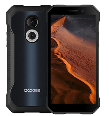 Android 12 Móvil Robusto DOOGEE S61, Helio G35 2.3GHz 6GB+64GB, Cámara de Visión Nocturna 20MP, IP68 Smartphone Resistente Antigolpes, Impermeable, 6.
