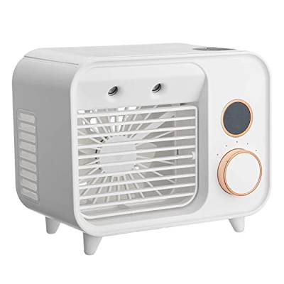 XIAOJUN Humidificador de ventilador de enfriamiento de agua de aire de aire de aire acondicionado portátil DIRIGIÓ Ventilador de escritorio de Light 5