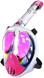 QHYXT Máscara de Buceo Máscaras de Buceo Máscara de esnórquel de Cara Completa Equipo de Buceo Buceo Submarino Antivaho Vista Amplia Máscara de esnórq características