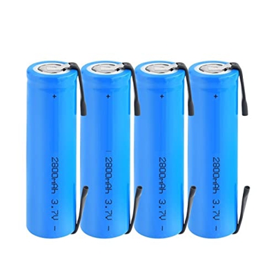 NOOPIOR Batería de 3.7v 2800mah, Recargable para Linterna Power Bank Micrófono Impresora portátil Luz de Emergencia Interphone Light interphone Laptop