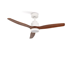 CREATE / WINDSTYLANCE DC / Ventilador de Techo Blanco Aspas Madera Oscura con Luz/ Silencioso, Potencia 40W, Ø132 cm precio
