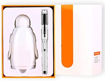 Pluma estilográfica de tinta de relleno automático, tinta automática para suministros de papelería de pintura de caligrafía, suministros de oficina el