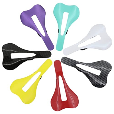 GAWDI Cojín De Asiento Cómodo Ultraligero For Carreras De Bicicletas, Asiento De Bicicleta Multicolor, Sillines De Bicicleta De Carretera, Componentes