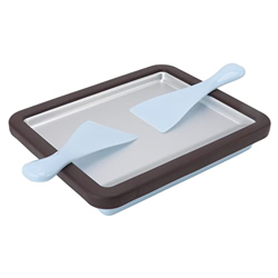 Placa de Rodillo para Helado, Producción Rápida Enrollada en Casa, Placa Fría para Helado Pequeña Antioxidante para el Hogar, Tienda de Yogur, Camping características