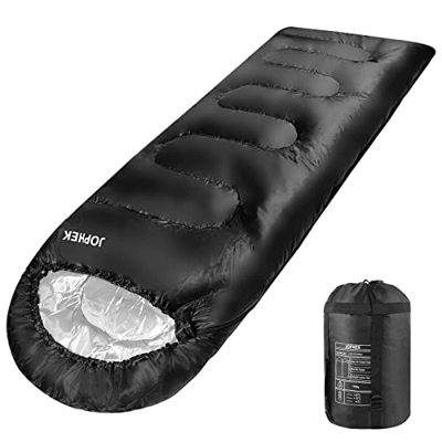 JOPHEK JOPHEK Saco de Dormir, Saco de Dormir de Camping de 1,3 kg Tamaño de Paquete Pequeño - Apto para 5 °C -25 °C