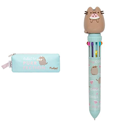 Grupo Erik Pusheen Foofie Collection - Estuche escolar rectangular adecuado para la vuelta al cole - Producto con licencia oficial + Bolígrafo Multico en oferta