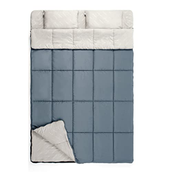 Othim Saco De Dormir Doble, Clima Frío, Saco De Dormir Impermeable con 2 Almohadas Adecuado para Mochileros, Camping Y Senderismo,Azul precio