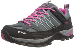 CMP Rigel Low Wmn Trekking Shoe WP, Zapatillas de Senderismo Mujer, Grey-Fuxia-Ice, 41 EU precio