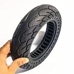 Neumático de scooter eléctrico, neumático sólido hueco de doble panal de 10x2,5, accesorios de neumático de reemplazo delantero y trasero de absorción en oferta