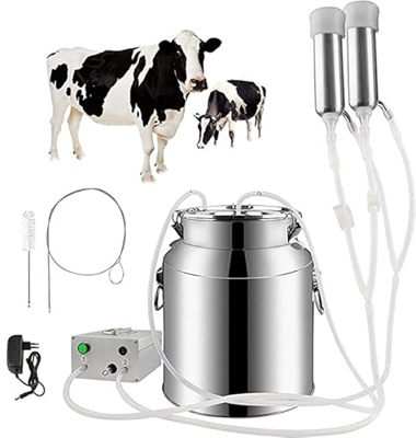 Machine À Traire De Vache Machine À Traire De Vache Équipement De Traire Pour Chèvres 14L, Machine À Traire De Chèvre Portable Électrique Automatique
