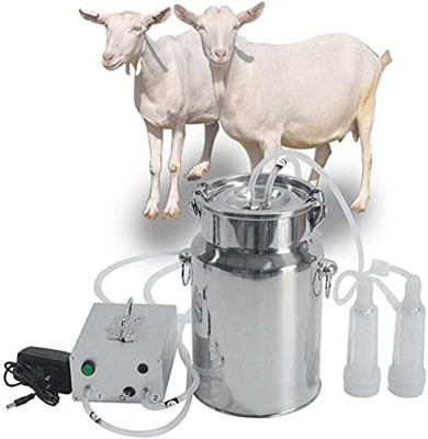 QHYXT Machine à traire Les Vaches, la Machine à traire Les chèvres, la Pompe à Pulsation Sous Vide électrique, la Machine à traire Les Vaches 2 en 1 (