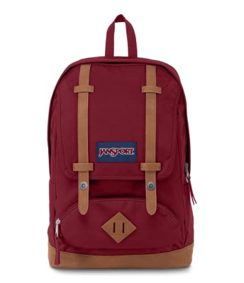 Cortlandt, Mochila grande, 25 L, 81,28 x 38,1 x 114,3 cm, compartimento para portátil de 15 pulgadas, rojo russet