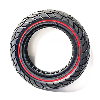 Neumático de scooter eléctrico, neumático sólido hueco de doble panal de 10x2,5, accesorios de neumático de reemplazo delantero y trasero de absorción