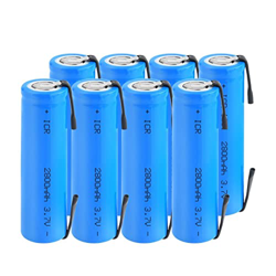 NOOPIOR Batería de 3.7v 2800mah, Recargable para Linterna Power Bank Micrófono Impresora portátil Luz de Emergencia Interphone Light interphone Laptop en oferta