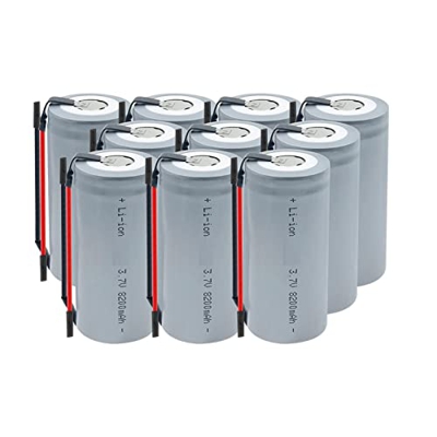 NOOPIOR Batería de 3.7v 8200mah, Recargable para Power Bank Mid Pad PDA Cámara Digital Radio Lámpara LED Impresora portátil luz interfono portátil Ins